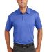 Port Authority K576    Trace Heather Polo in True royal hth front view