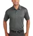Port Authority K576    Trace Heather Polo Charcoal Hthr front view