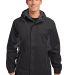 Port Authority J322    Cascade Waterproof Jacket Blk/Magnet Gry front view