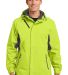 Port Authority J322    Cascade Waterproof Jacket Chg Grn/Mag Gy front view
