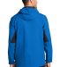 Port Authority J322    Cascade Waterproof Jacket in Imperial bl/bk back view