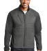 Port Authority J787    Hybrid Soft Shell Jacket Smoke Gy/Gy St front view