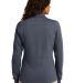 Port Authority L293    Ladies Slub Fleece Full-Zip in Slate grey back view