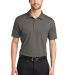 Port Authority K573    Rapid Dry   Mesh Polo in Grey smoke front view