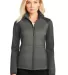 Port Authority L787    Ladies Hybrid Soft Shell Ja Smoke Gy/Gy St front view