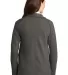 Port Authority L807    Ladies Interlock Cardigan Char He/MH Gry back view