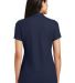 Port Authority L5001    Ladies Silk Touch   Y-Neck in Navy back view