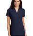 Port Authority L5001    Ladies Silk Touch   Y-Neck in Navy front view