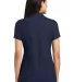 Port Authority L5001    Ladies Silk Touch   Y-Neck Navy back view