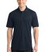 Port Authority K555    Stretch Pique Polo in Dress blue nvy front view