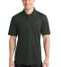 Port Authority K555    Stretch Pique Polo in Grey smoke front view