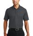 Port Authority K580    Pinpoint Mesh Polo in Battleship gry front view