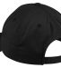 Port Authority C800    Fine Twill Cap in Black back view