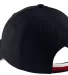 Port Authority C830A    Sandwich Bill Cap with Str in Clsc ny/red/wh back view