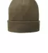 Port & Company CP90L Fleece-Lined Knit Cap in Coyotebrn front view