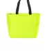 Port Authority BG410    Essential Zip Tote Safety Yellow front view