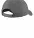 Port & Company C919 Unstructured Sandwich Bill Cap Charcoal/White back view