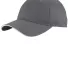 Port & Company C919 Unstructured Sandwich Bill Cap Charcoal/White front view