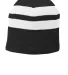 Port Authority C922 Port & Company   Fleece-Lined  Black/White front view