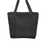 Port Authority BG411    On-The-Go Tote in Black/black front view