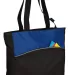 Port Authority B1510    - Two-Tone Colorblock Tote Blk/Royal front view