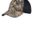 Port Authority C912    Camouflage Cap with Air Mes in Mobu cntry/blk front view