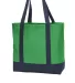 Port Authority BG406    Day Tote Classic Grn/Ny front view