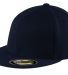 Port Authority C808    Flexfit   Flat Bill Cap in Navy front view