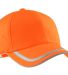 Port Authority C836    Enhanced Visibility Cap Safety Orange front view