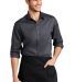 Port Authority A707    Easy Care Reversible Waist  in Black front view