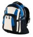 Port Authority BG77    Urban Backpack in Black/ry/stone front view