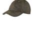 Port Authority C924    Pigment Print Distressed Ca in Brown front view