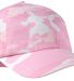 Port Authority C851    Camouflage Cap in Pink camo front view