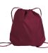 Port Authority BG85    - Cinch Pack in Maroon front view