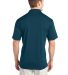 Port Authority K548    Tech Embossed Polo in Poseidon blue back view