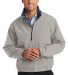 Port Authority TLJ764    Tall Legacy  Jacket in Stone/dk navy front view