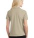 Port Authority L448    Ladies 100% Pima Cotton Pol in Stone back view