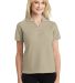 Port Authority L448    Ladies 100% Pima Cotton Pol in Stone front view