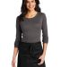 Port Authority A706    Easy Care Half Bistro Apron in Black front view