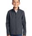 Port Authority Y317    Youth Core Soft Shell Jacke in Battleship gry front view