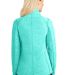 Port Authority L235    Ladies Heather Microfleece  in Aqua green hea back view