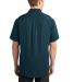 Port Authority S648    Stain-Release Short Sleeve  in Ultra blue back view