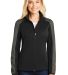 Port Authority L718    Ladies Active Colorblock So in Dp black/gy st front view