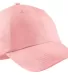 Port Authority LPWU    Ladies Garment Washed Cap Light Pink front view