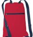 Port Authority B119    Canvas Cinch Pack Chili Red back view