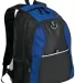 Port Authority BG1020    Contrast Honeycomb Backpa Twil Blue/Blk front view