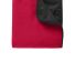 Port Authority TB850    Fleece & Poly Travel Blank in Rich red/black front view