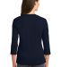 Port Authority L517    Ladies Modern Stretch Cotto in True navy back view