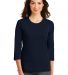 Port Authority L517    Ladies Modern Stretch Cotto in True navy front view