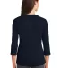 Port Authority L517    Ladies Modern Stretch Cotto True Navy back view